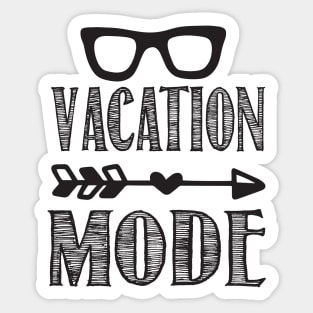 Vacation mood. Sticker